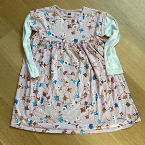 Tea Collection Printed Layered Sleeve Dress 
Destination Nepal